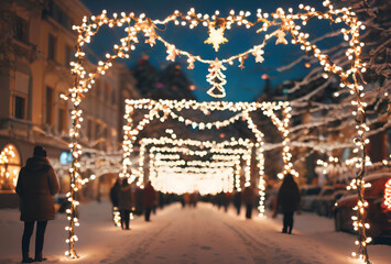 Obraz premium Illuminated Horizon of Hope