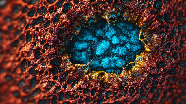 Microscopic View of Necrotizing Fasciitis Bacteria Causing Flesh-Eating Infection Outbreak