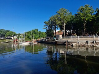 boats on the lake