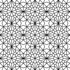 Seamless geometric pattern. Background girih illustration. Seamless girih pattern. Traditional Islamic Design. Mosque decoration element. Morocco seamless pattern.