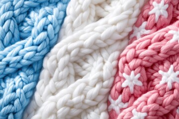 Colorful Knitted Blankets With Festive Patterns Perfect for Celebrating the New Year in Style