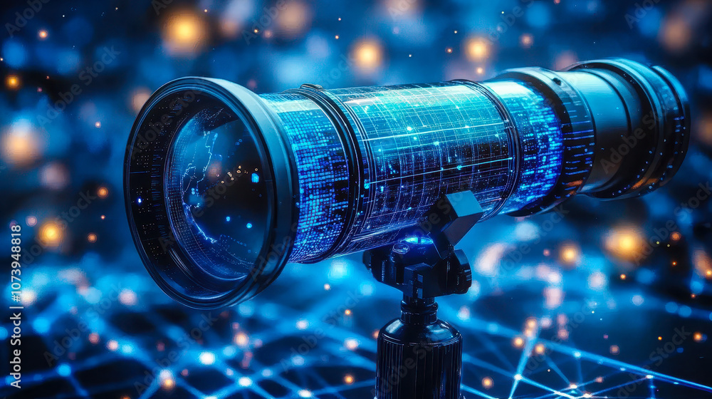 Poster ai-enhanced telescope with digital data streams for astronomical observations