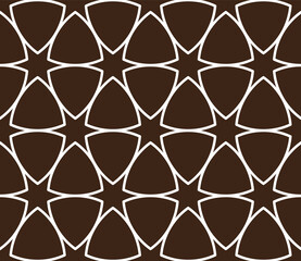 Seamless geometric pattern. Background girih illustration. Seamless girih pattern. Traditional Islamic Design. Mosque decoration element. Morocco seamless pattern.