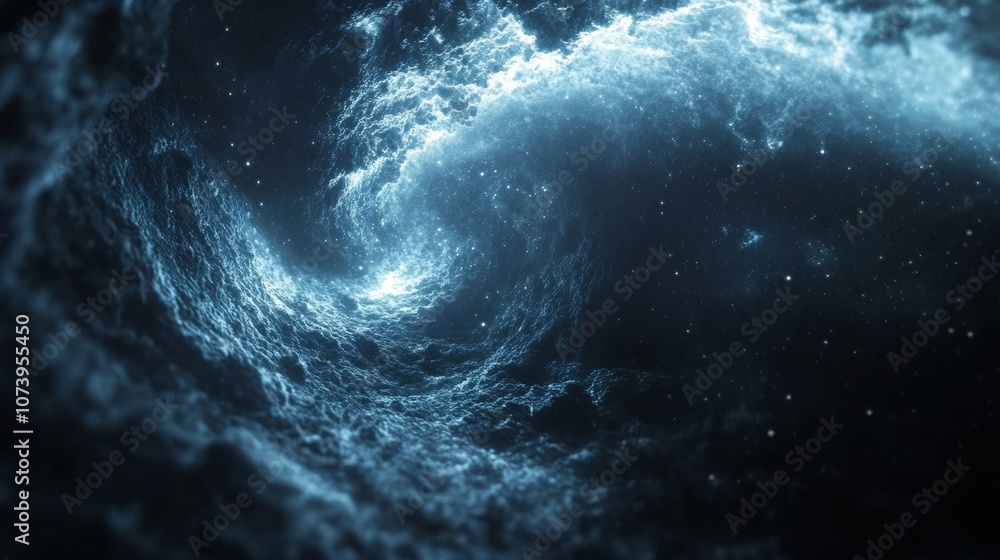Wall mural deep space astronomical background.