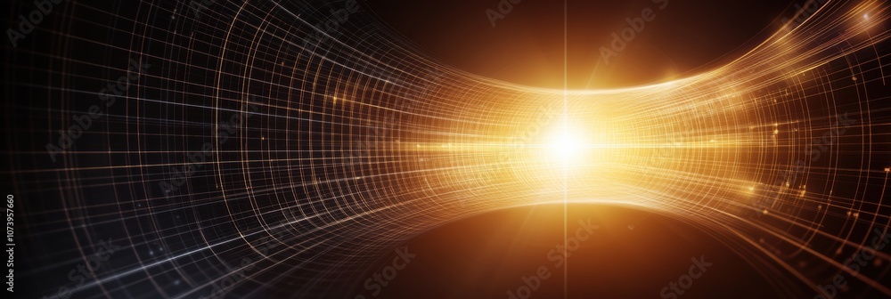 Poster Radiating light blends with dark shadows to form a symbolic representation, evoking emotions and inviting contemplation in this artwork. Generative AI