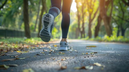 Jogging in the Park on a Sunny Day for Heart Health and Arrhythmia Prevention