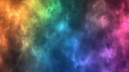 Abstract background with a rainbow colored smoke like texture.