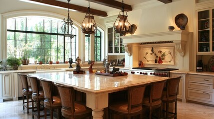 Luxurious Kitchen with Elegant Finishes and Design