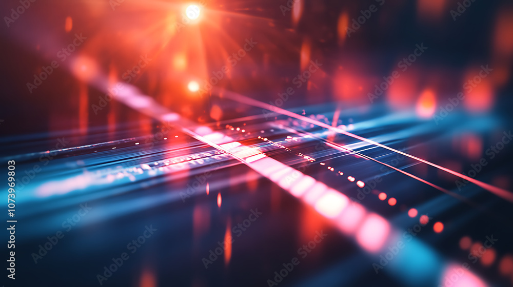 Poster 3d video editing timeline with blurred background digital illustration