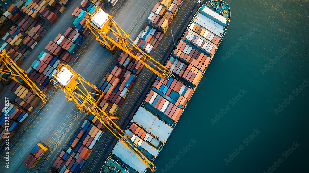 Aufkleber ai technology enhances global logistics for international delivery, using a world map to manage supp