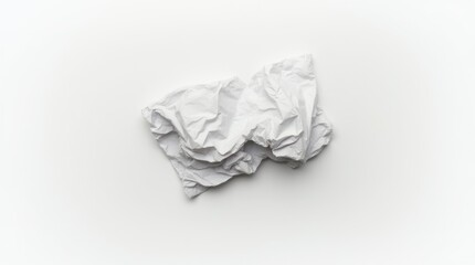 Crumpled Paper Texture Close-Up
