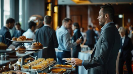 Executive Networking Breakfast at Luxury Hotel Event for Professionals and Business Discussions