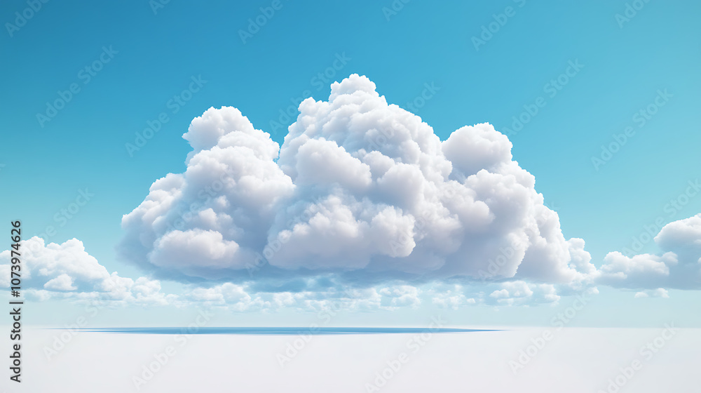 Poster cloud computing offers scalable infrastructure for global data storage and exchange, concept cloud c