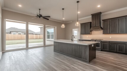 Modern Sleek Kitchen with High-End Finishes