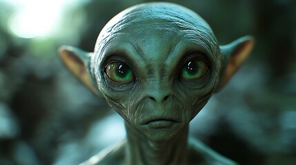 Intriguing Alien with Big Eyes and Ears Captured in Photo