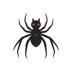 Obraz premium spider silhouette vector art illustration 