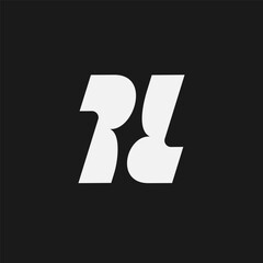 H star abstract modern minimalist logo