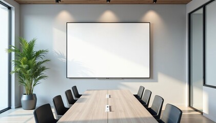 Modern Art Deco Meeting Room with Adjustable Lighting