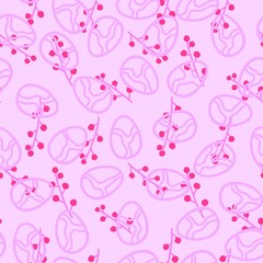 Easter seamless pattern with eggs for wallpaper and fabrics and textiles