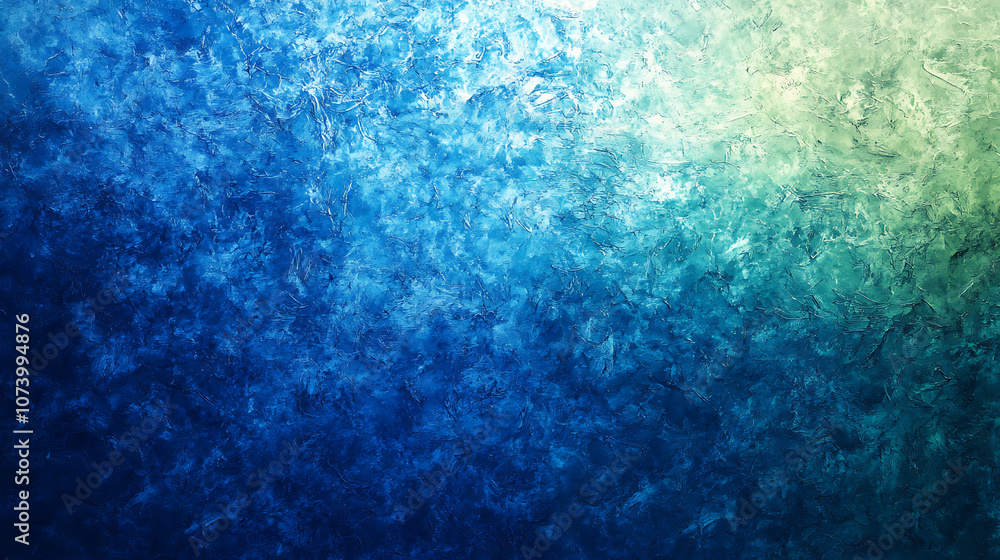 Poster vibrant blue and green gradient background with grainy noise texture 8