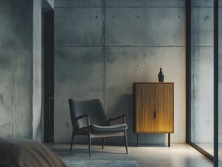 Modern Living Room with Minimalist Furniture