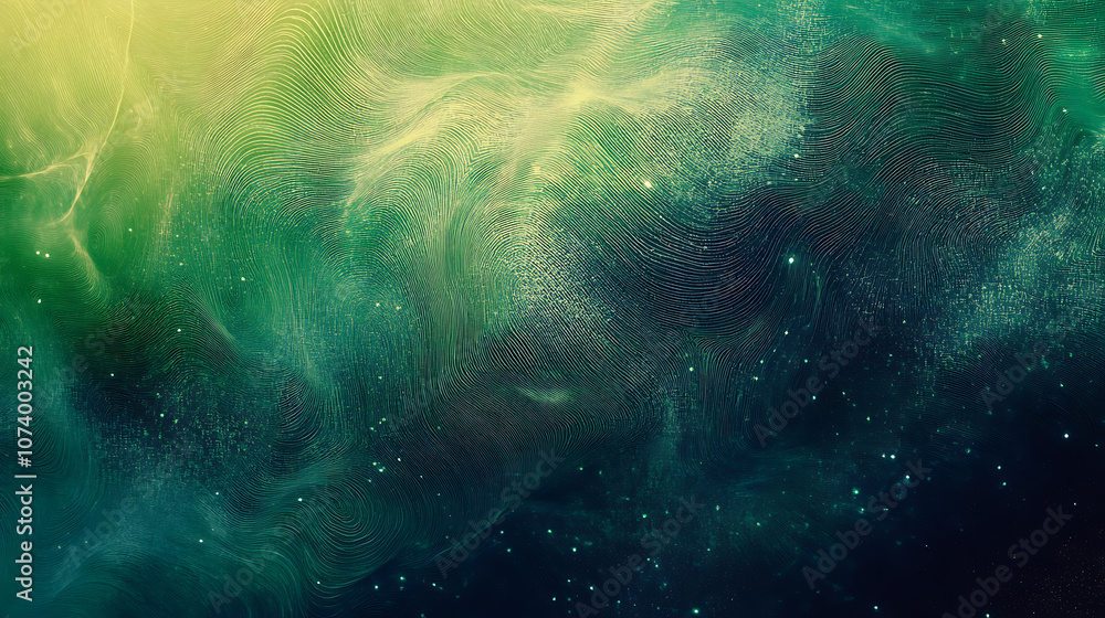 Leinwandbilder vibrant green gradient with textured abstract patterns modern background design digital illustration