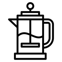 Gastronomy icon black line