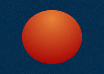 Japanese pattern background image of the sun and circular copy area