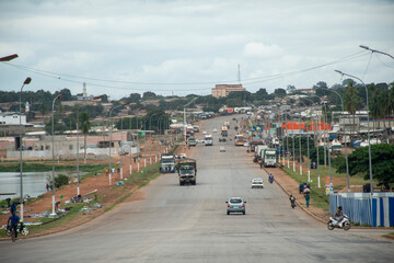 view of coastal city