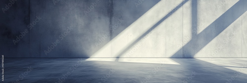 Poster soft shadows and warm light create a tranquil atmosphere in this minimalist interior, highlighting t