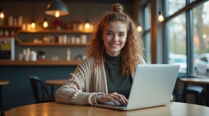 Relaxed Freelance Day at the Cozy Coffee Shop