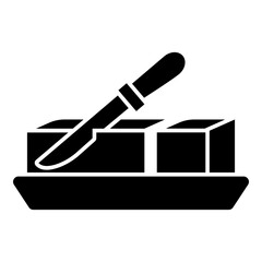 Gastronomy icon fill black