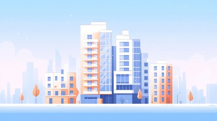 Real Estate Development Concept Urban Developer Building Outline Urban Renewal From Ground Up Urban Construction Project