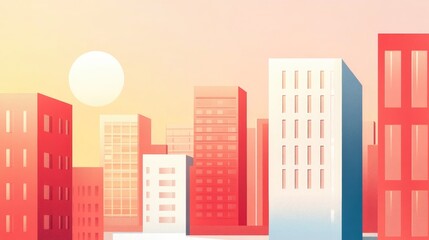 Obraz premium Real Estate Development Concept Urban Developer Building Outline Urban Renewal From Ground Up Urban Construction Project