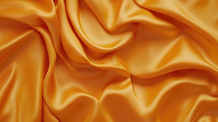 Obraz premium Seamless Pattern Illustration Of Light Saffron Silky Satin Fabric Smooth Background For Wallpapers And Graphic Design