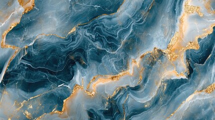 High Resolution Marble Background Featuring Blue And Gold Siren Texture Modern Trends In Interior Decoration And Design Digital Art