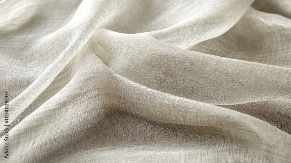 Poster light filtering through delicate, sheer curtains with a slight shimmer, creating a dreamy, ethereal 