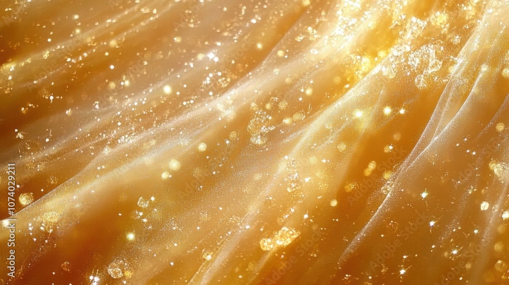 Poster light filtering through delicate, sheer curtains with a slight shimmer, creating a dreamy, ethereal 