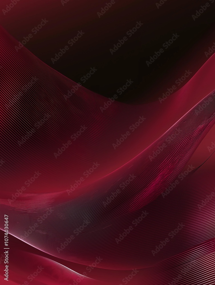 Poster maroon abstract background flowing smoothly with elegant waves