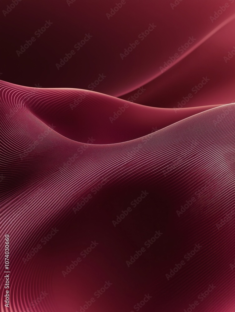 Poster maroon abstract background flowing smoothly with elegant waves