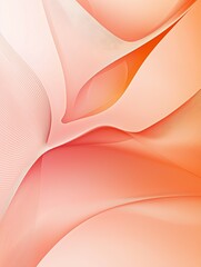 Abstract peach background flowing with smooth waves and lines