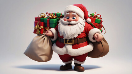 Obraz premium サンタクロース AI画像 ジェネレーティブAI