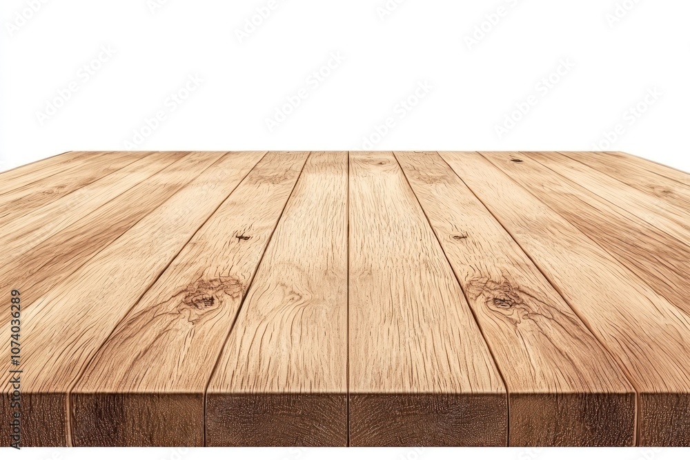Poster light brown wooden tabletop with grain patterns