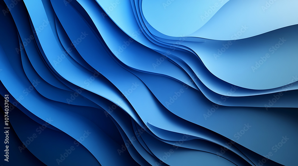 Poster soothing blue wallpaper with subtle texture and gradient abstract background design