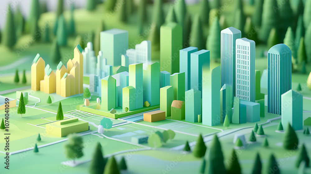 Poster A visual representation of sustainability analytics, showcasing data-driven insights for environmental impact, resource efficiency, and sustainable development