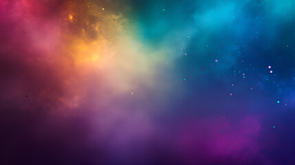 Obraz premium Abstract background with a colorful and vibrant color. blue, purple, pink, orange, yellow, and green.