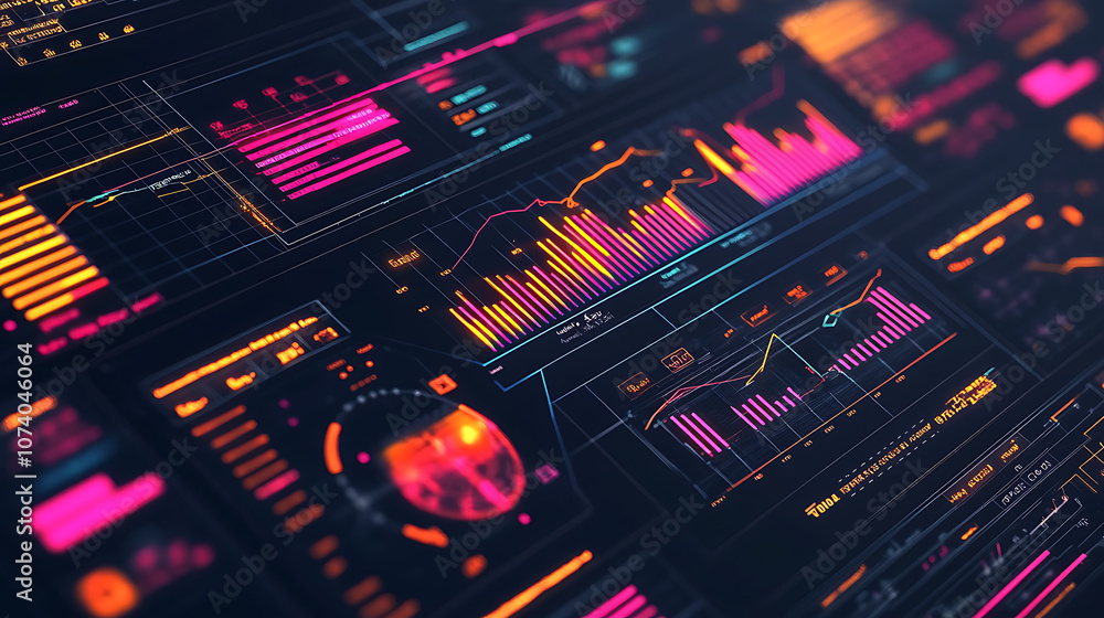 Poster Detailed electricity grid diagrams showcasing cost analytics with vibrant graphics and charts, highlighting energy consumption, efficiency, and financial metrics