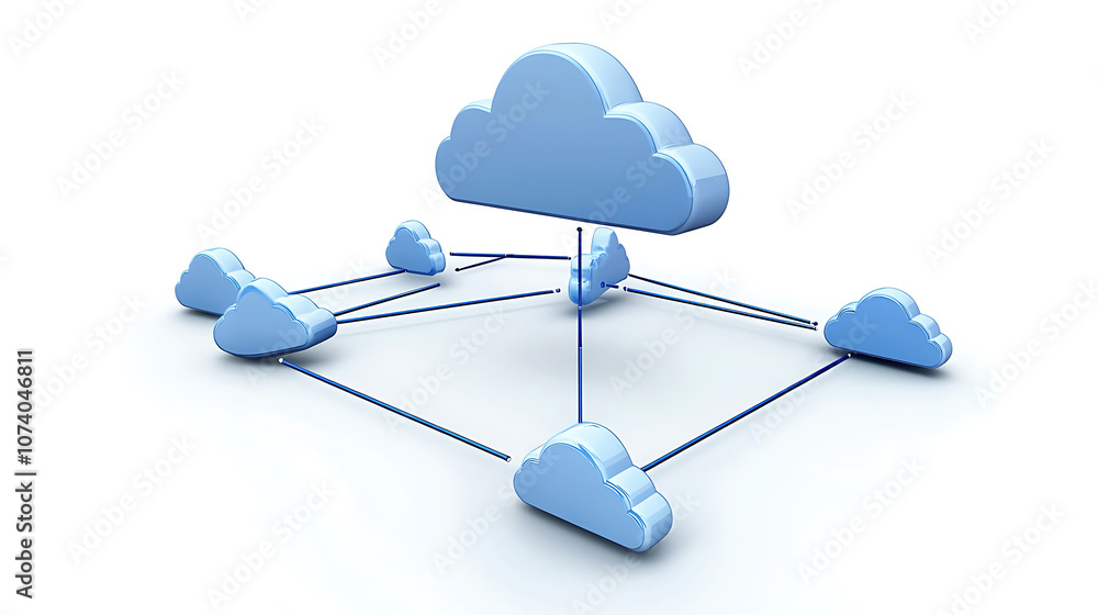 Poster global data transfer and virtualization based on cloud computing, cloud computing concept