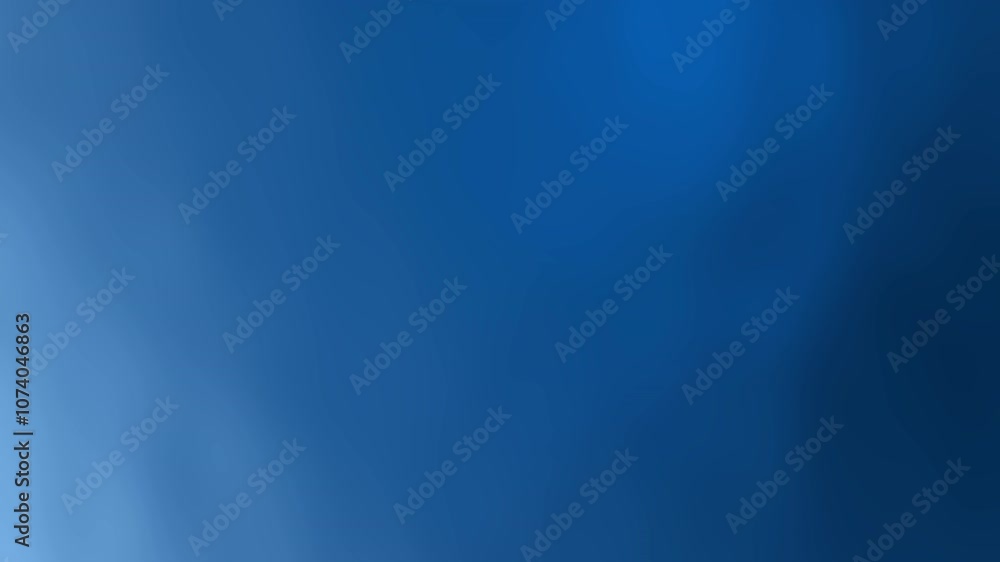 Poster abstract blue background with soft gradients creating a serene and calming atmosphere, ideal for use