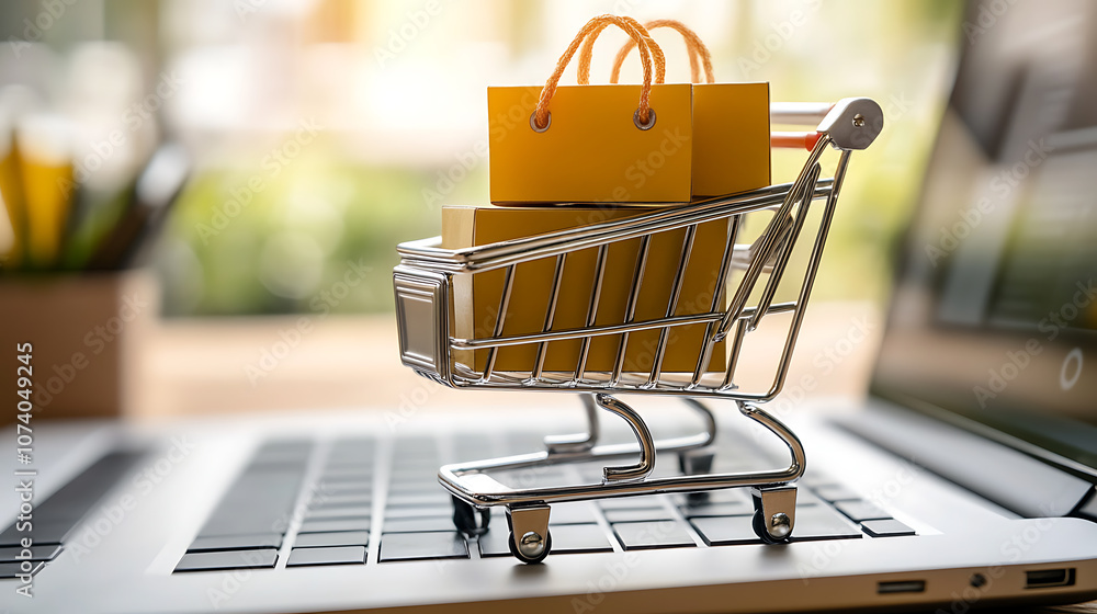 Aufkleber Analyzing e-commerce traffic and optimizing SEO strategies to boost online visibility and drive sales through effective traffic management and data analytics